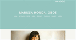 Desktop Screenshot of marissahonda.com